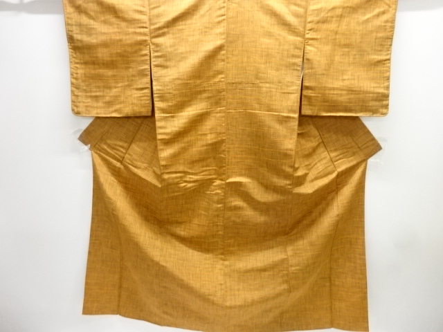 JAPANESE KIMONO / TSUMUGI / UNUSED / WOVEN STRIPE